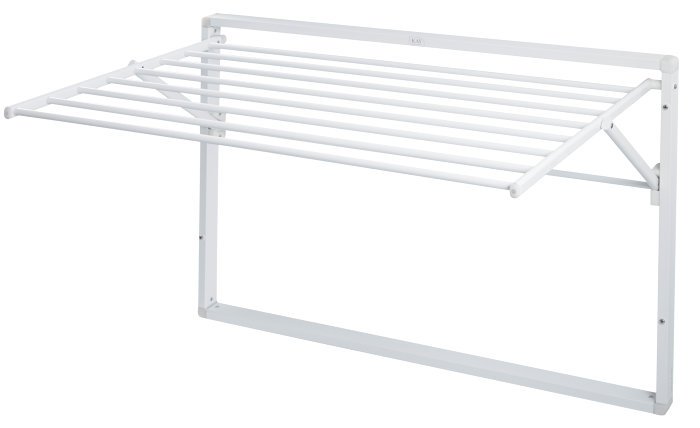 Torkstativ Väggmonterat Vit 7 m Kay